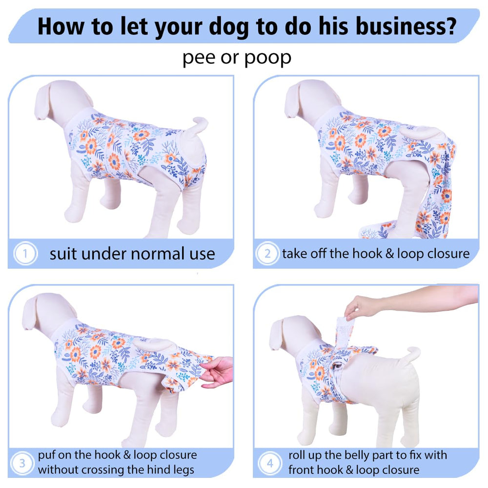 PetWarm washable recovery suit with eco-friendly materials and easy care.