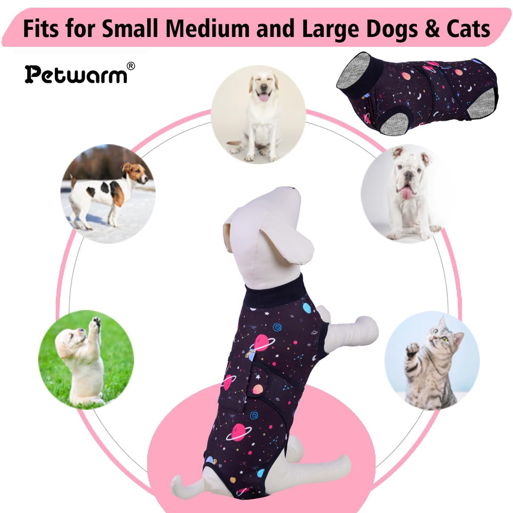 PetWarm weaning-suit option for mother dogs shown with puppies.