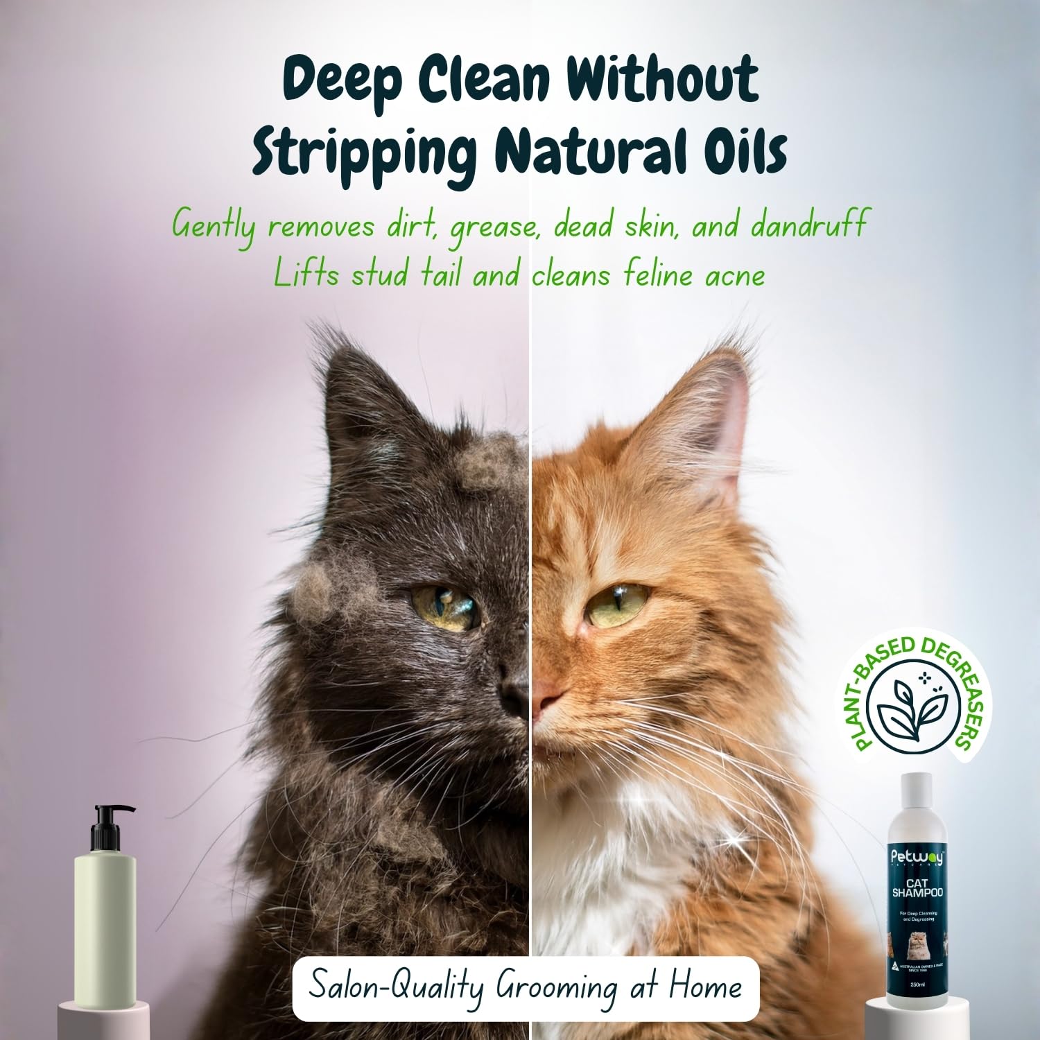 Petway Petcare Cat Shampoo cruelty-free symbol communicates ethical care