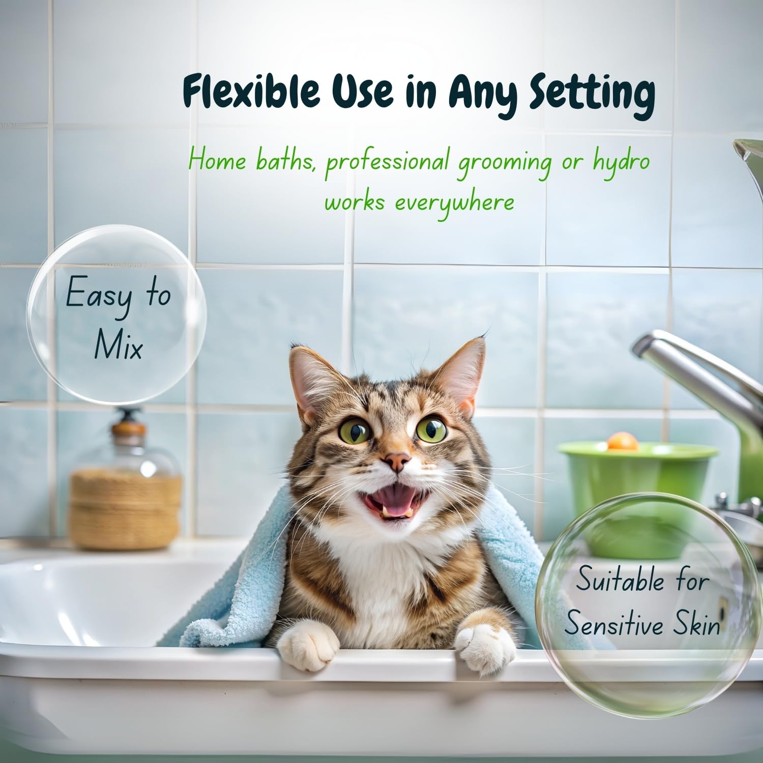 Petway Petcare Cat Shampoo natural fruit and vegetable extracts support moisturized skin