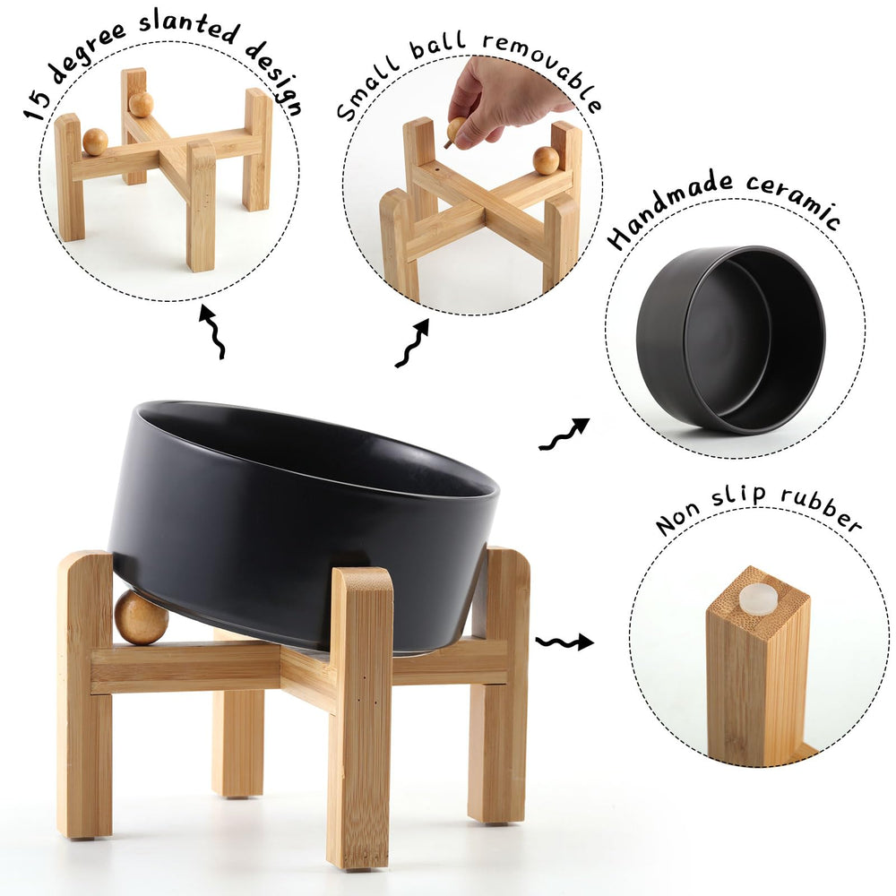 Petygooing tilted-15-degree-bowl demonstrates ergonomic design for easier dining.