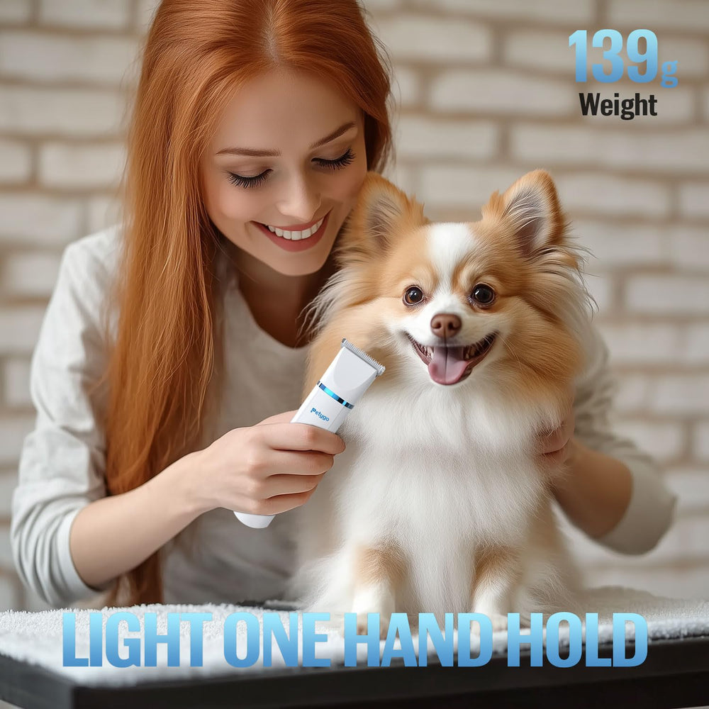 PETYGO cordless paw trimmer offers freedom to reach tricky spots.