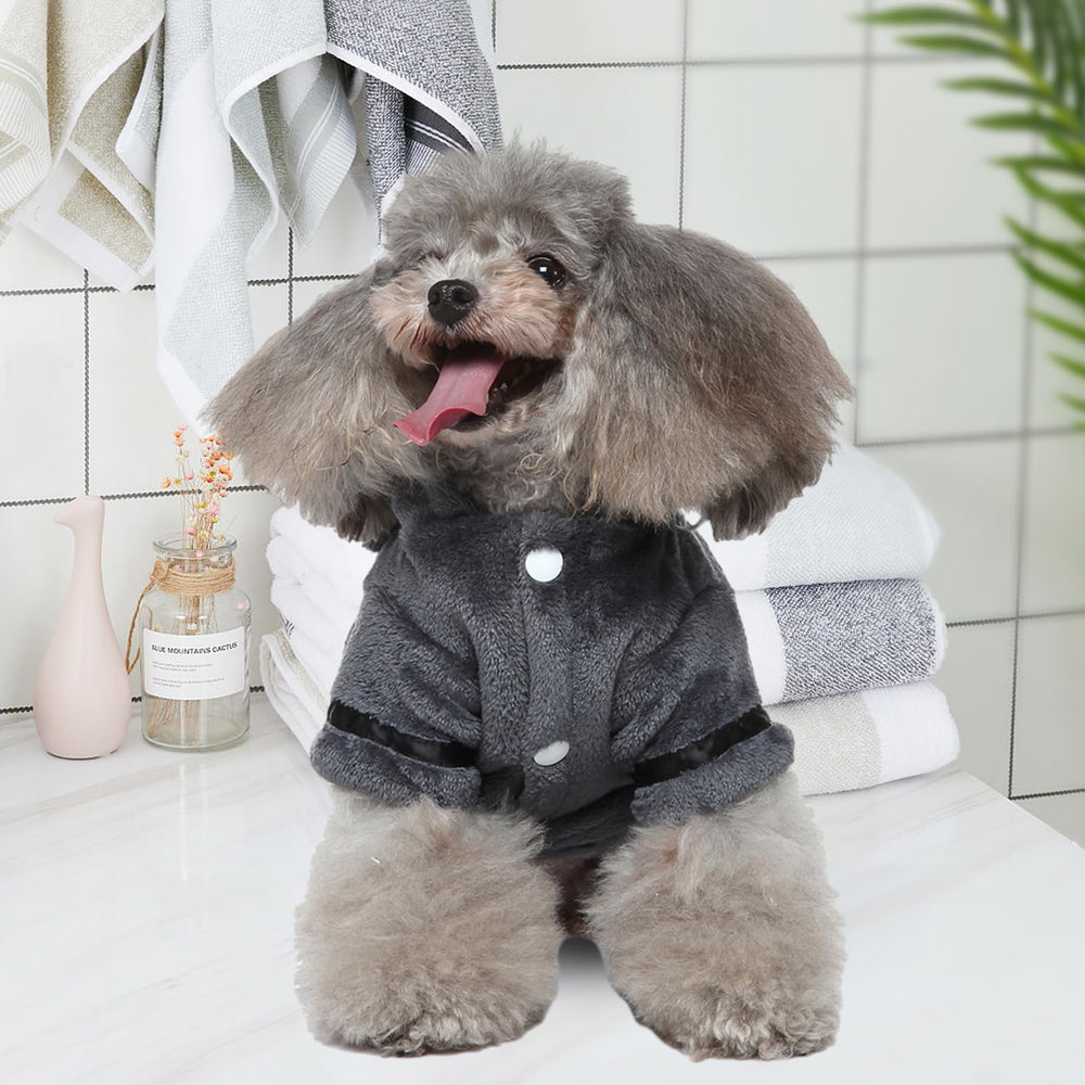 Petyoung Pet Bathrobe belt-closure shown for secure fit