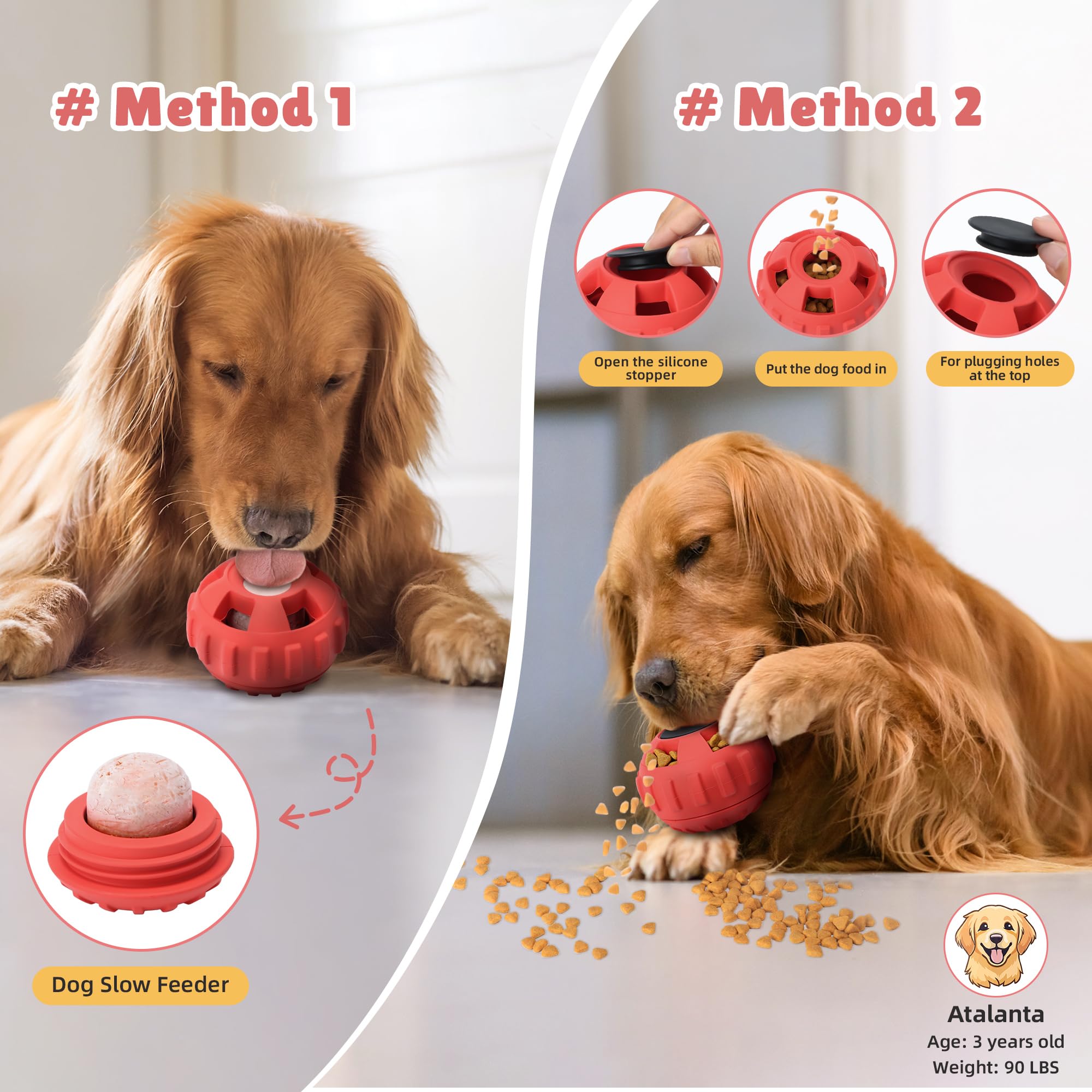PetZee dog enrichment toy with 4-grid mold for DIY lick-treat recipes.