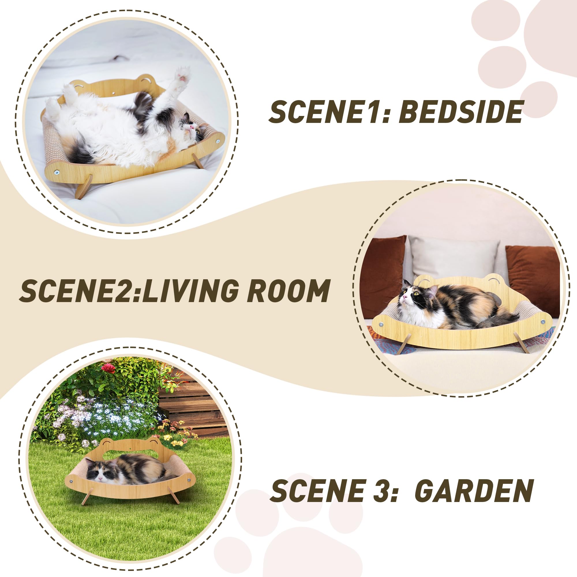 PetZen Garden modern curved design complements home decor while entertaining cats