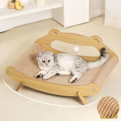 PetZen Garden natural sisal rope surface encourages healthy scratching behavior
