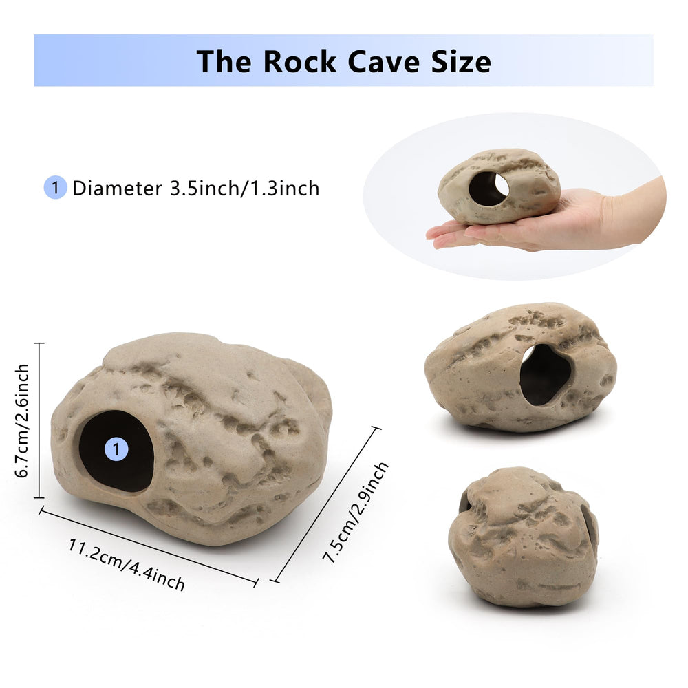 Pewyoke betta tank ceramic habitat highlights safe, smooth surfaces for fish.