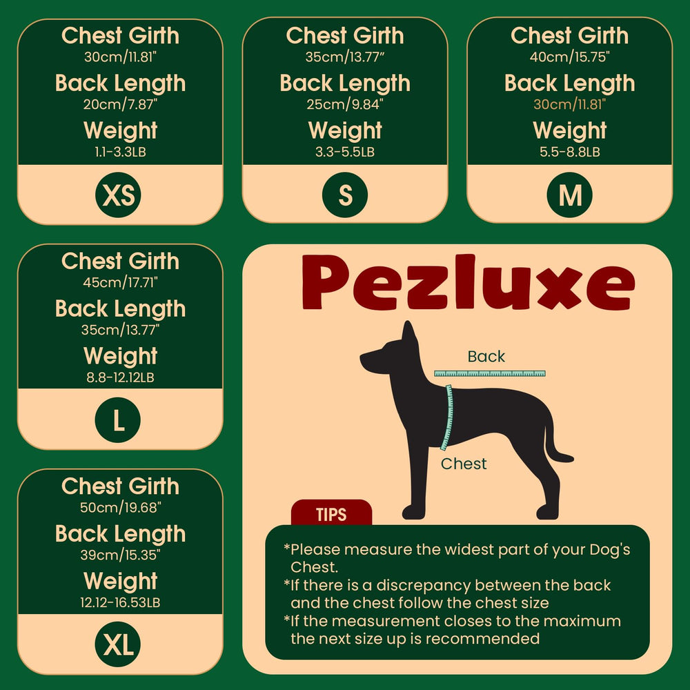 Pezluxe dog costume features D-ring leash attachment for secure winter walks