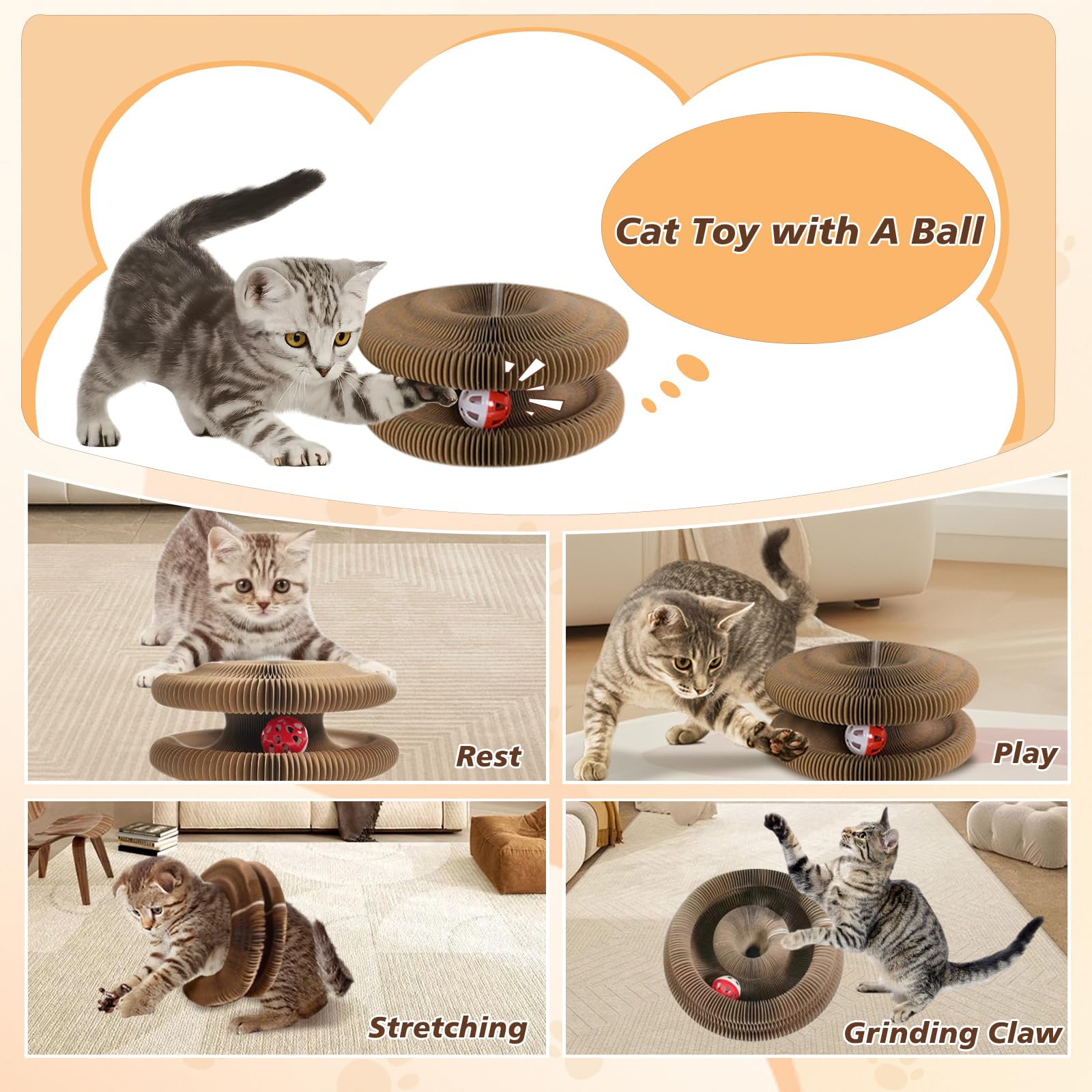 PGEOIDT indoor cat play area encourages exercise and relaxation