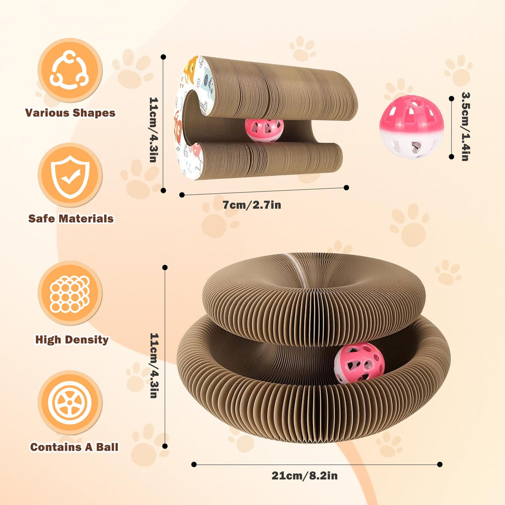 PGEOIDT recyclable accordion scratcher emphasizes durable, eco-friendly design