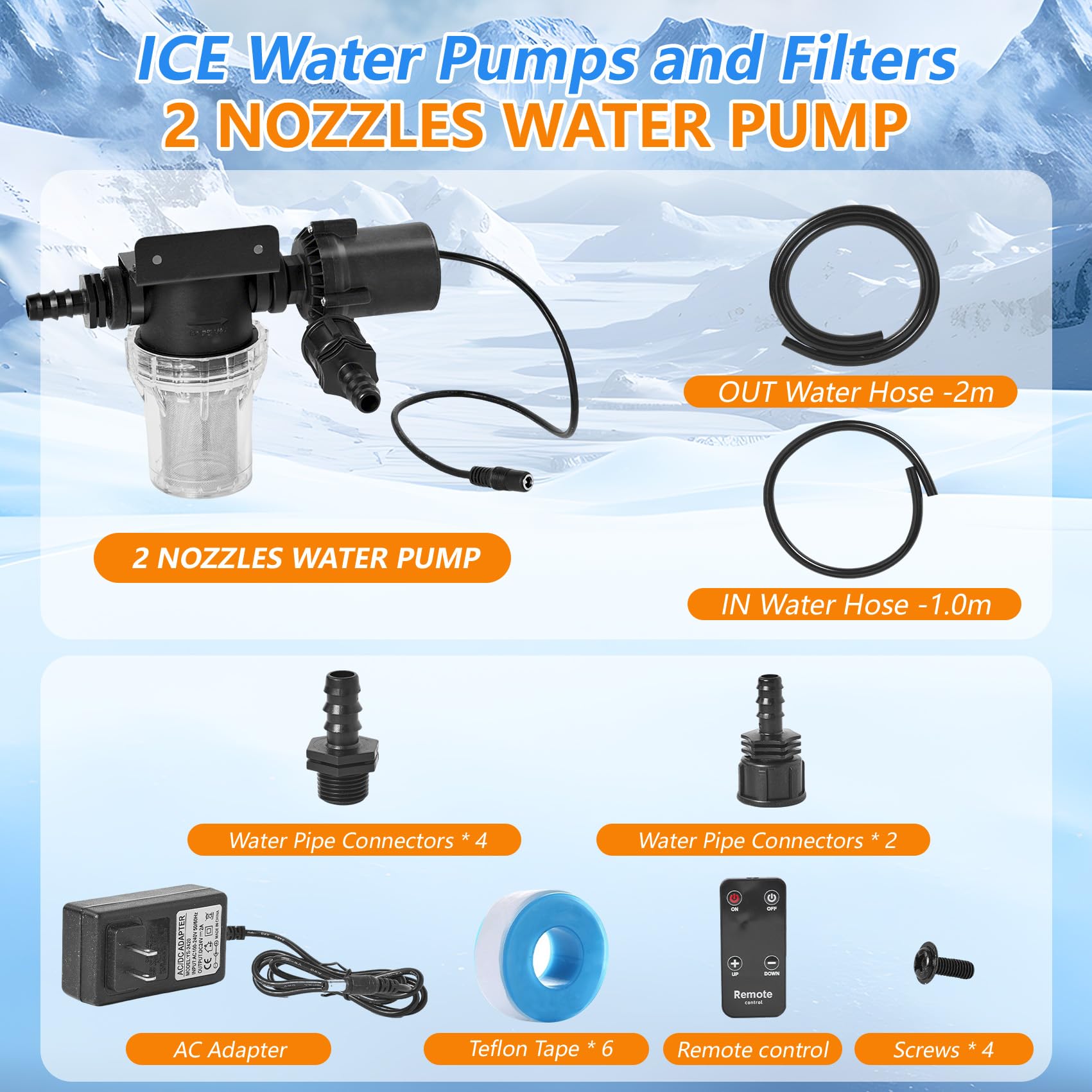 phabcf compatible setup with 300L or 500L chiller for versatile use.