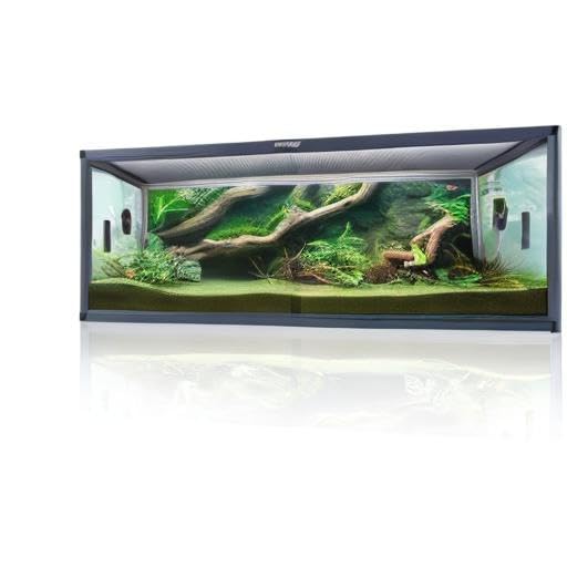 Phailozoo 85 gallon escape-prevention glass communicates a safety-focused design