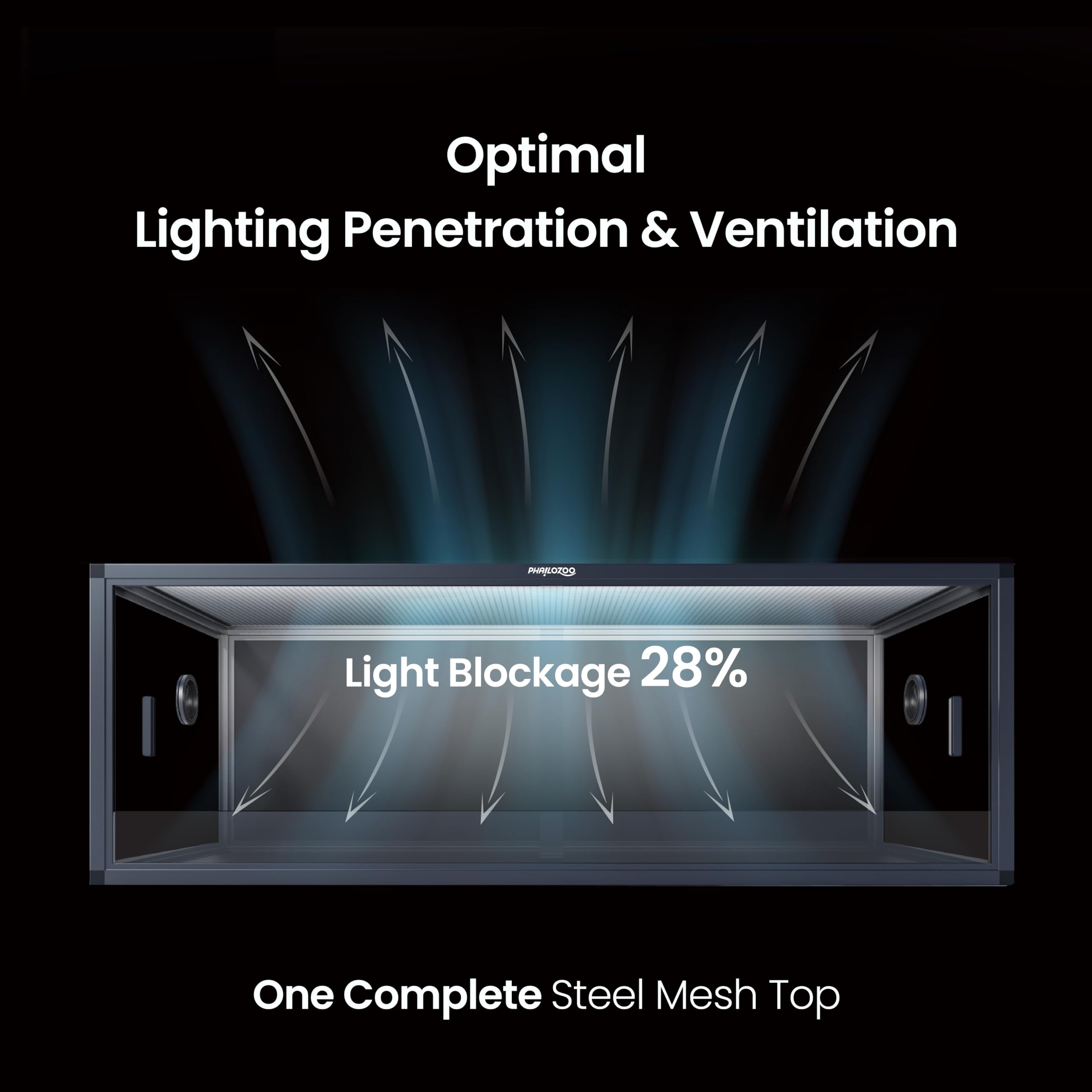 Phailozoo 85 gallon substrate barrier keeps substrate in place during terrarium tasks