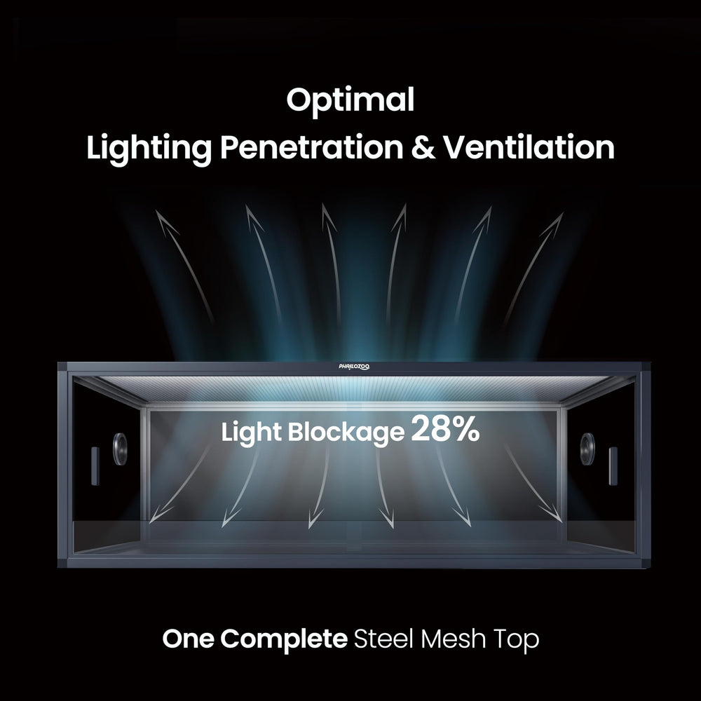 Phailozoo 85 gallon substrate barrier keeps substrate in place during terrarium tasks