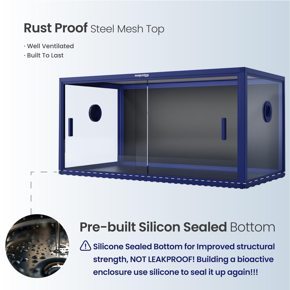 Phailozoo front opening panel enables simple maintenance