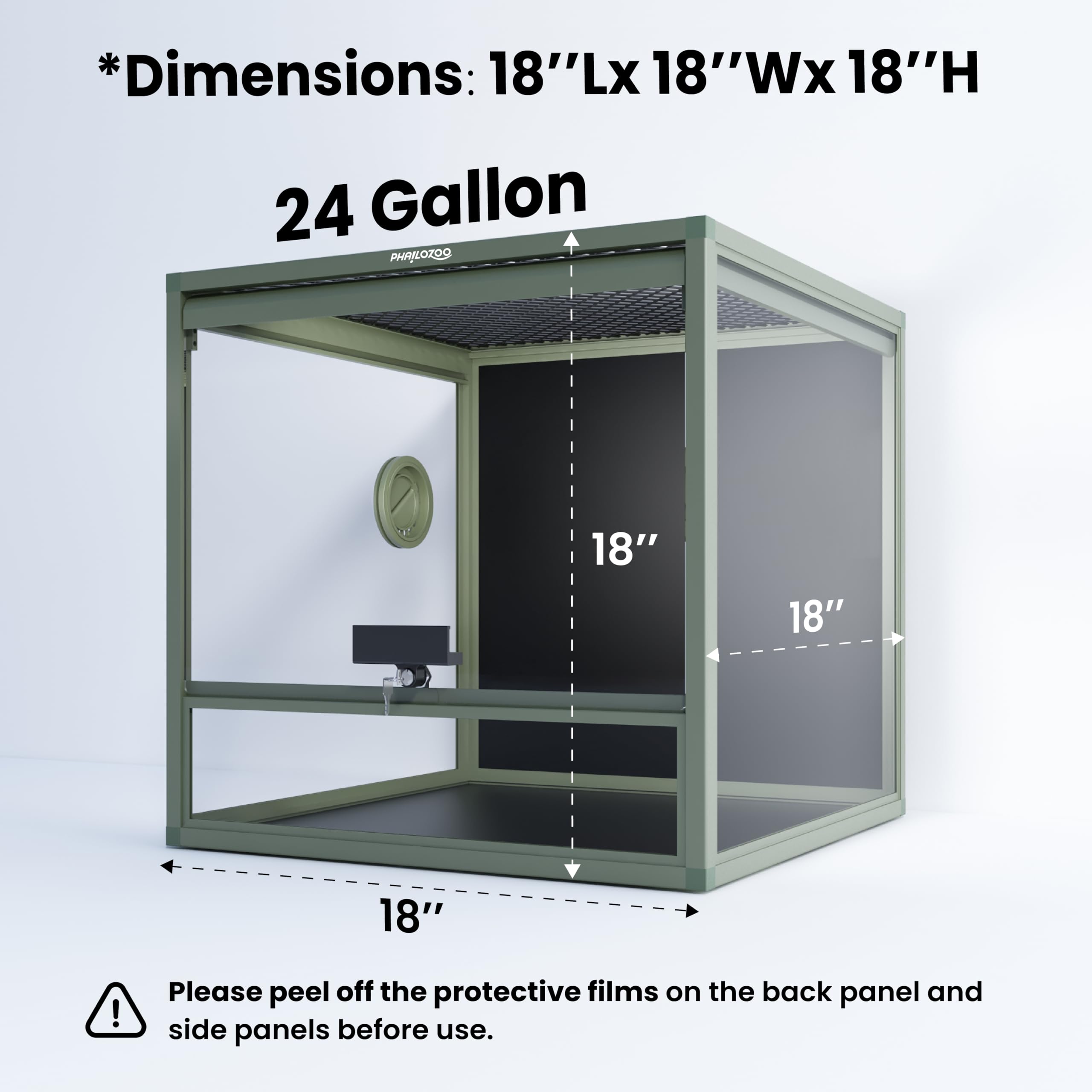 Phailozoo MagicCube top ventilation to promote airflow