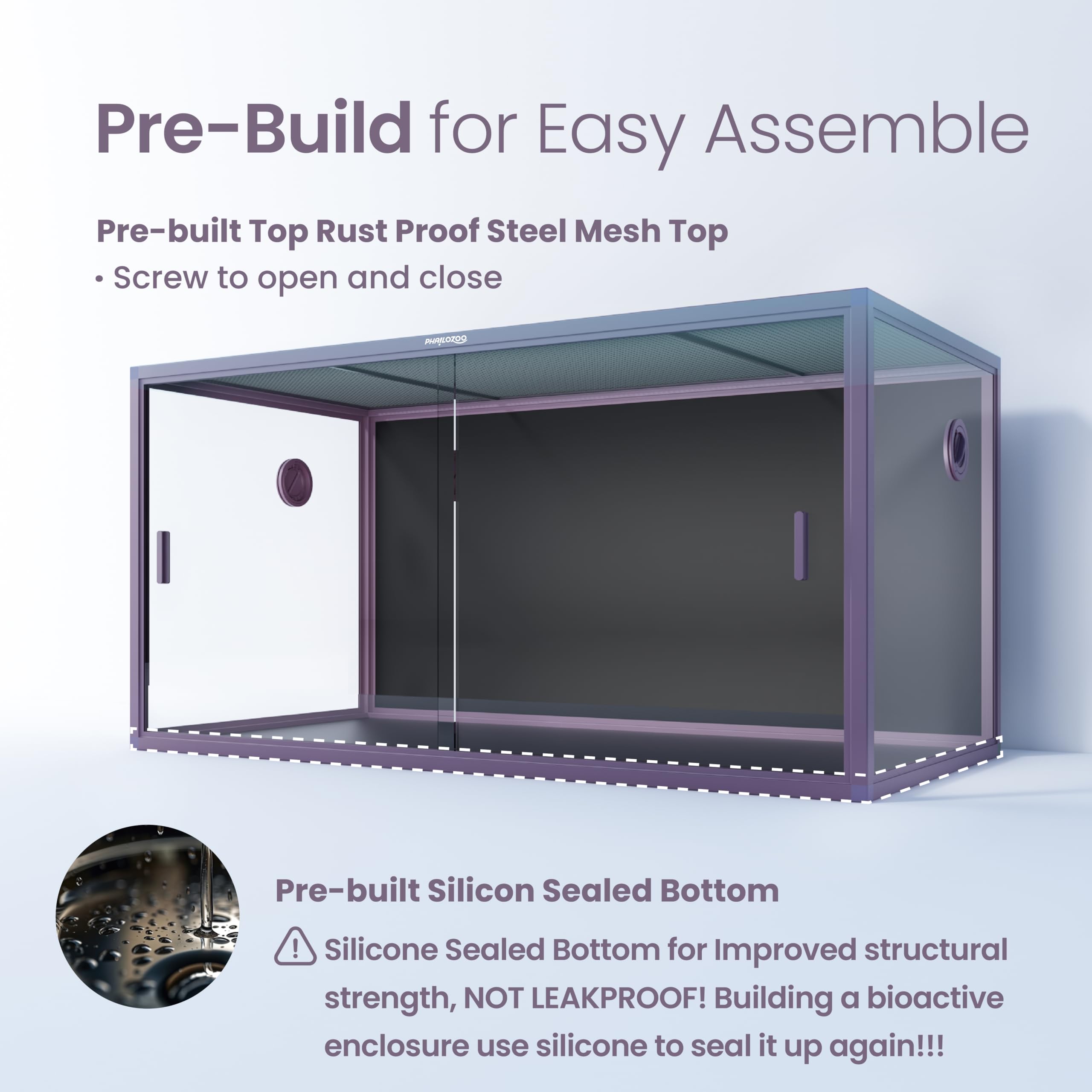Phailozoo stackable design with V2 stackers saves space