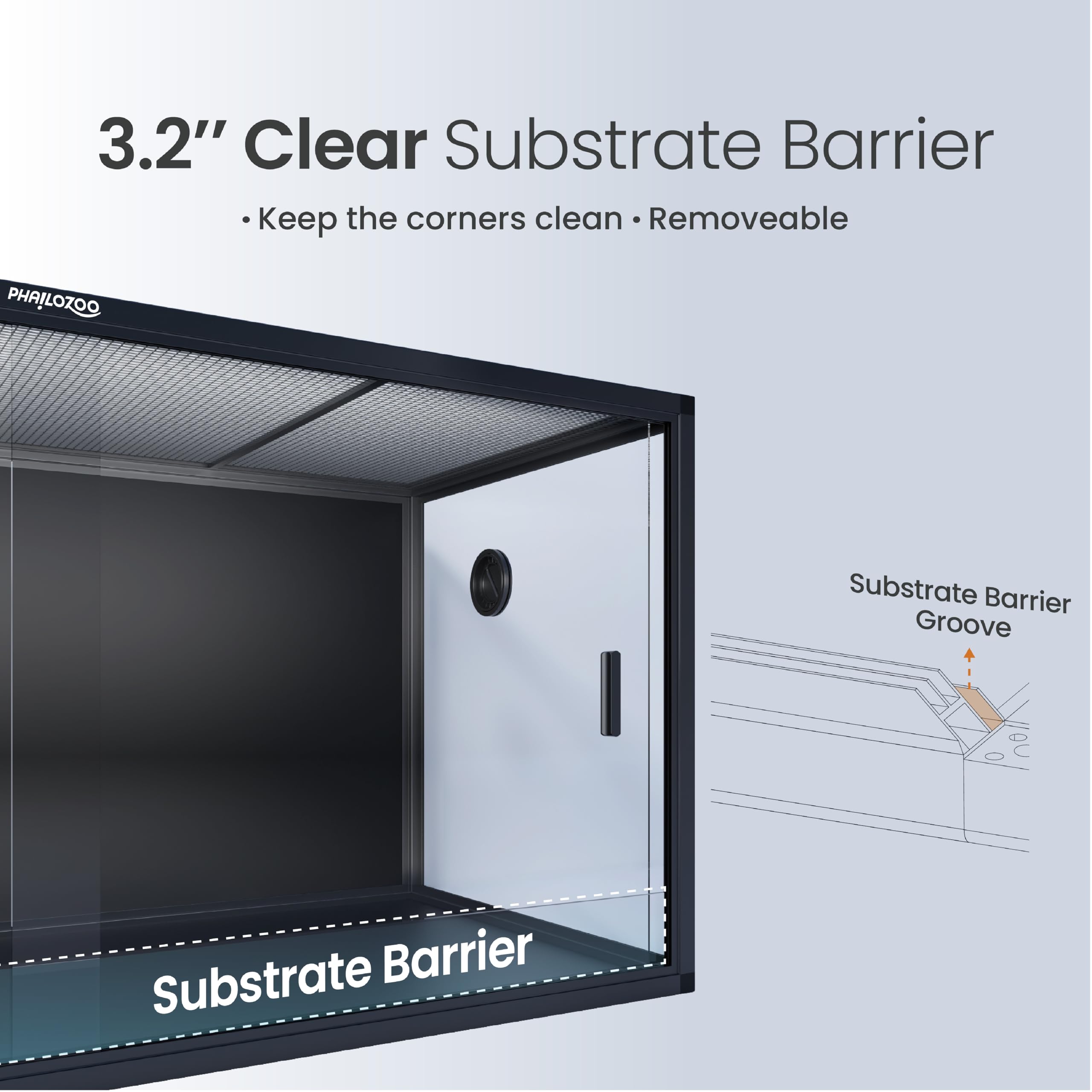 Phailozoo stackable with V2 stackers enables modular space saving