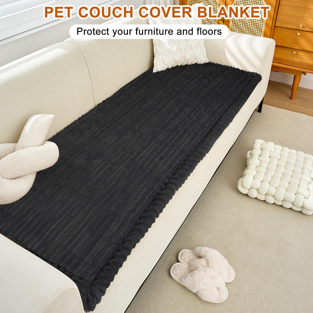 PHOPHO couch cover dark gray 59 inch size fits large couches