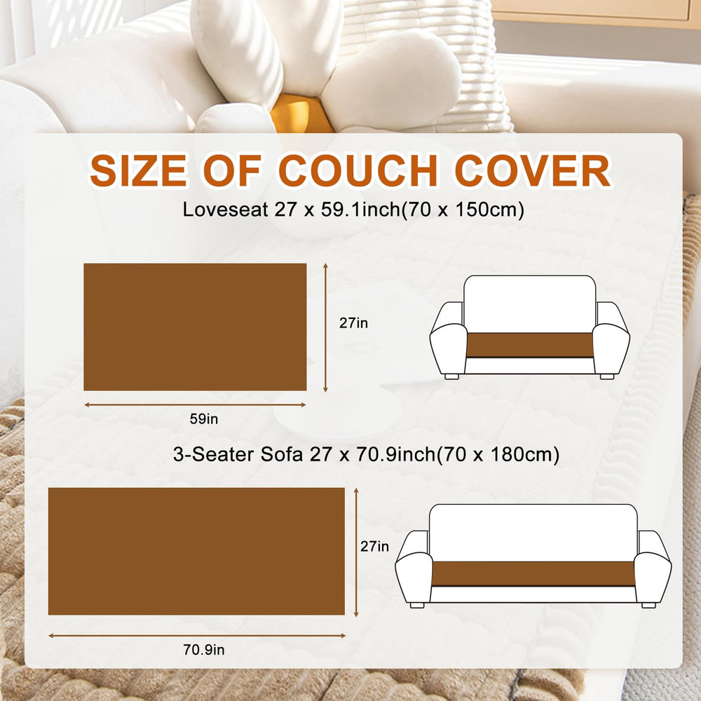 PHOPHO protects sofa from scratches and pet hair while keeping it inviting.