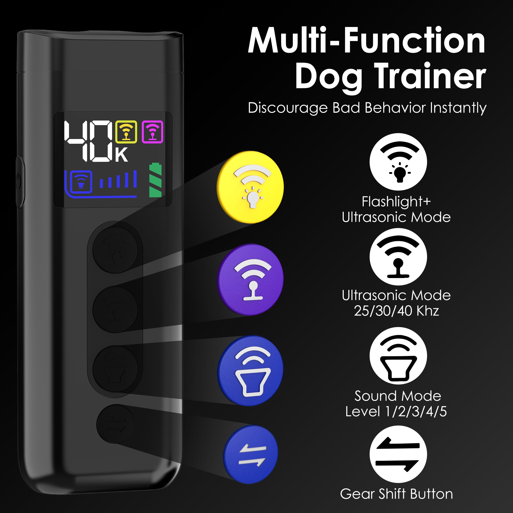 Phzibor deterrent device side usage highlights portable training aid