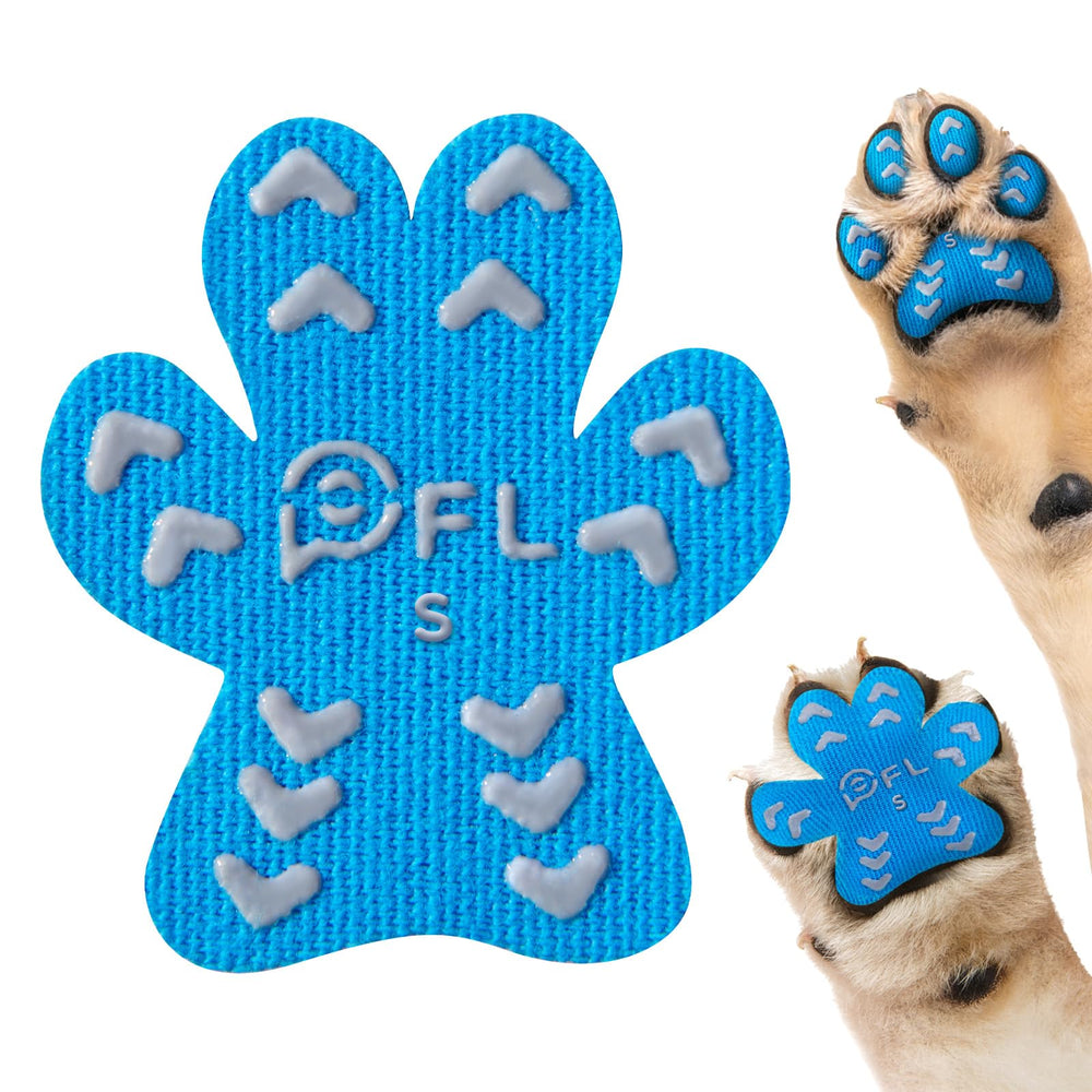 PICK FOR LIFE anti-slip paw pads grip hardwood floors for seniors.