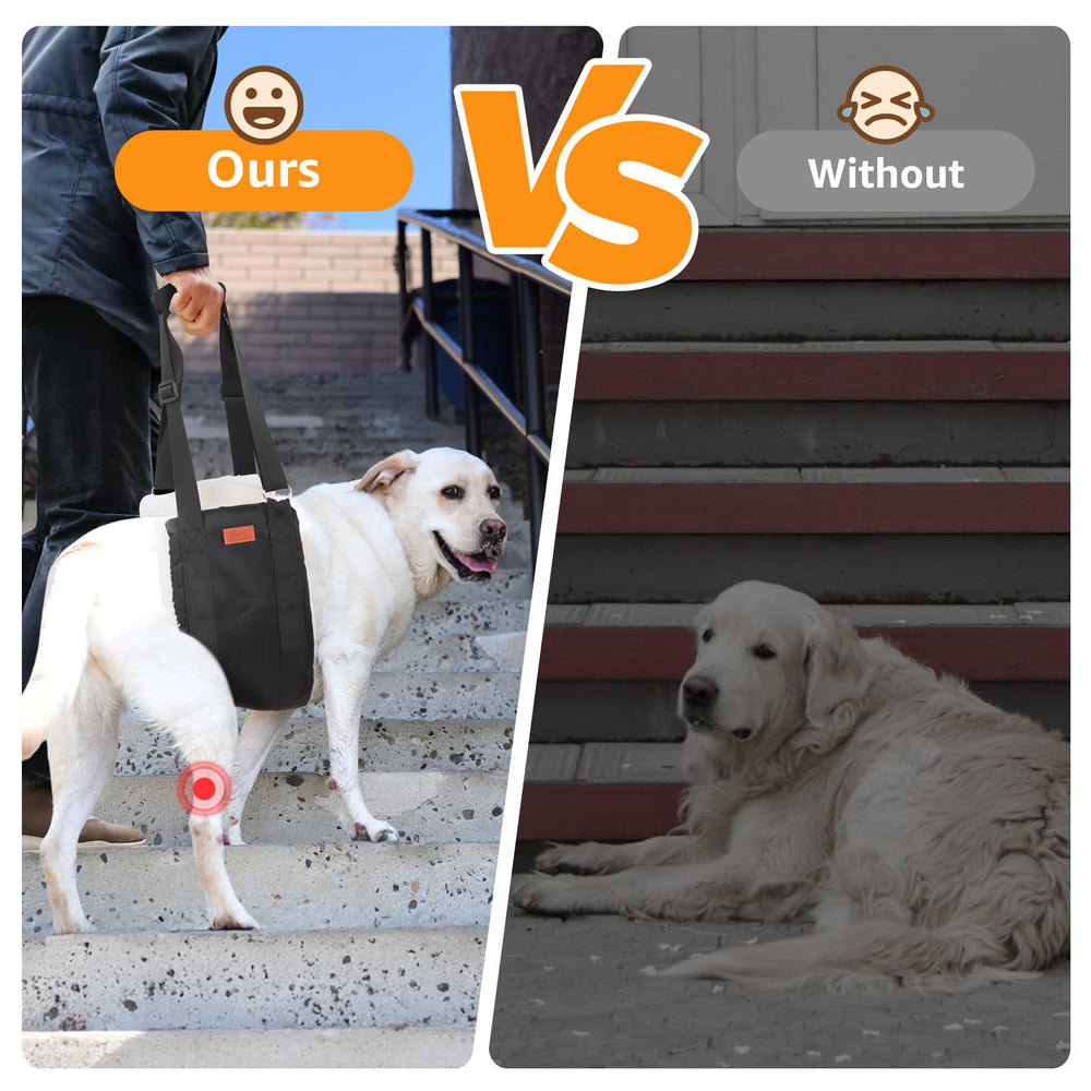 PICK FOR LIFE: correa de elevación trasera para perro grande, ayuda a moverse y apoyar las patas.
