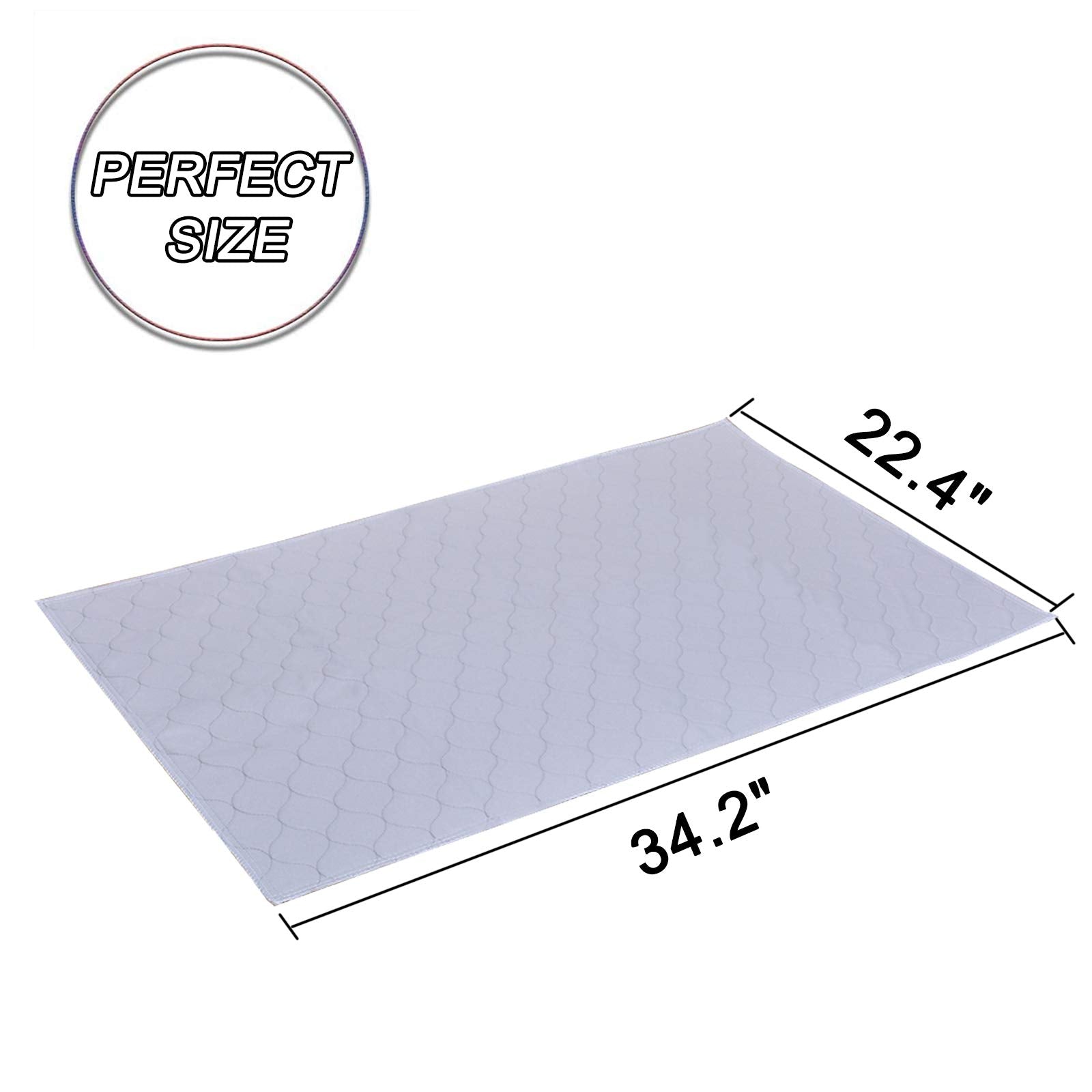 PICK FOR LIFE dog grass large potty patch absorbent backing demonstrates leak protection for clean floors.