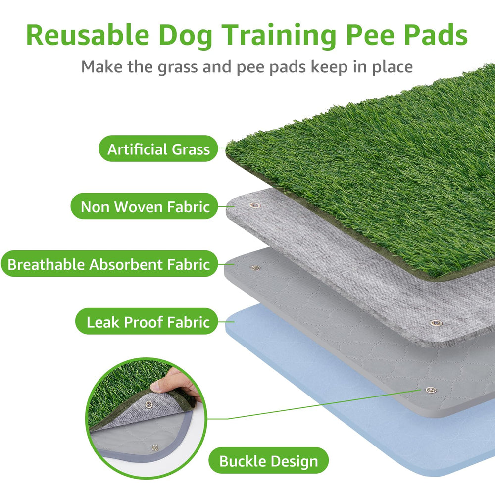 PICK FOR LIFE dog grass mat easy-cleaning—rinse and wash for reuse
