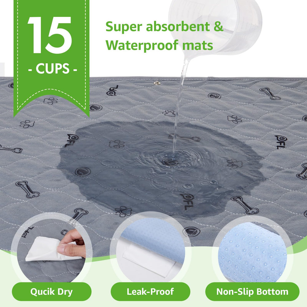 PICK FOR LIFE dog grass mat reusable pad offers eco-friendly potty solution.