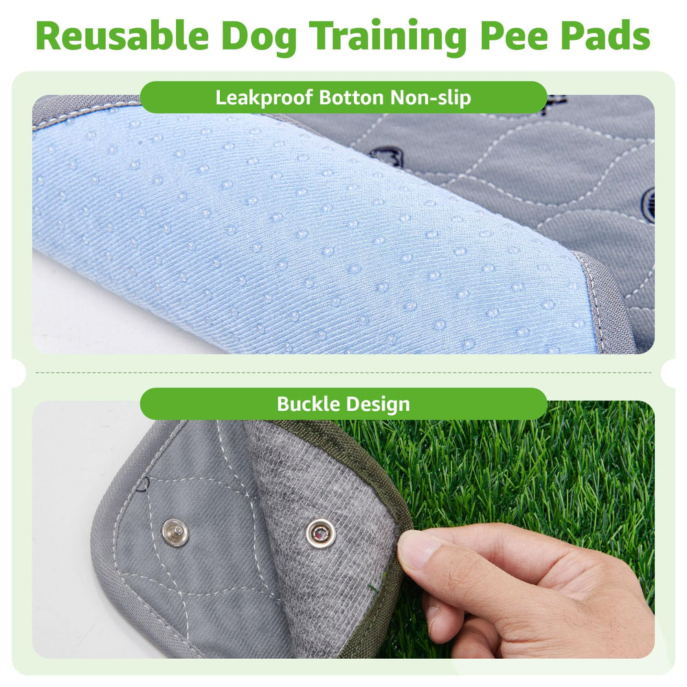PICK FOR LIFE dog grass mat leakproof design protects floors and furniture.