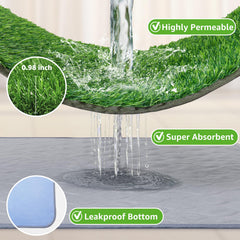 PICK FOR LIFE dog grass mat soft-touch—durable under sun and rain