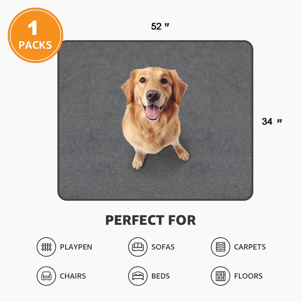 PICK FOR LIFE dog pad with absorbent top layer keeps puppies dry during naps