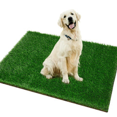 PICK FOR LIFE Grass Pad for Dogs shows a large surface for spacious potty areas.