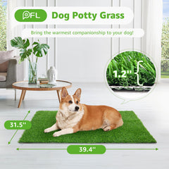 Pick For Life outdoor patio dog turf enhances spaces with a realistic look and easy cleanup.