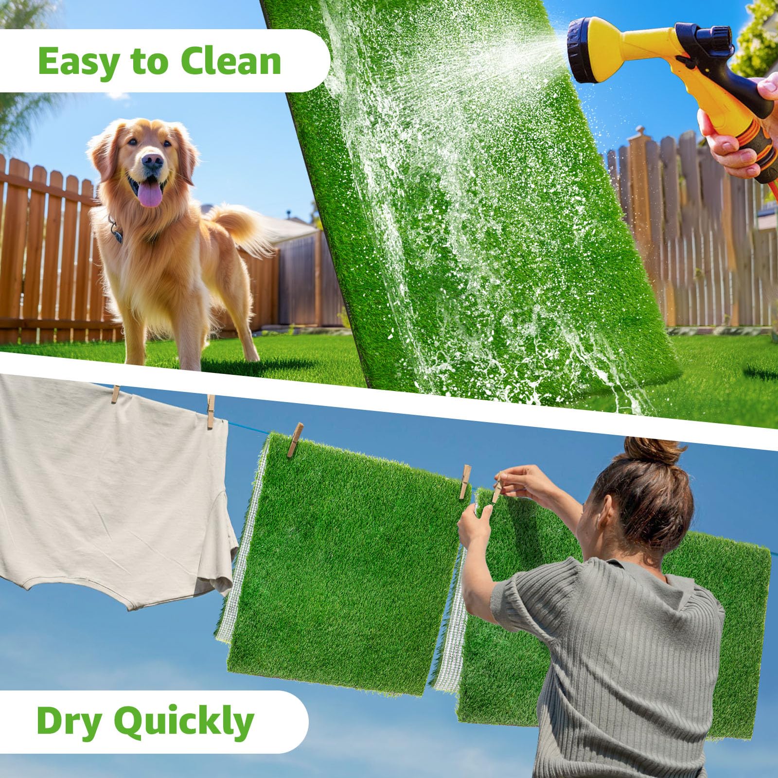 PICK FOR LIFE close-up shows realistic grass texture and soft feel
