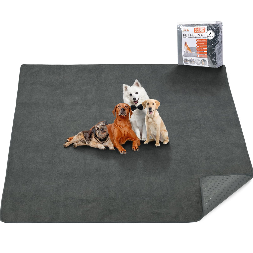 PICK FOR LIFE washable dog pad 48x60 flatlay showing large absorbent surface for training
