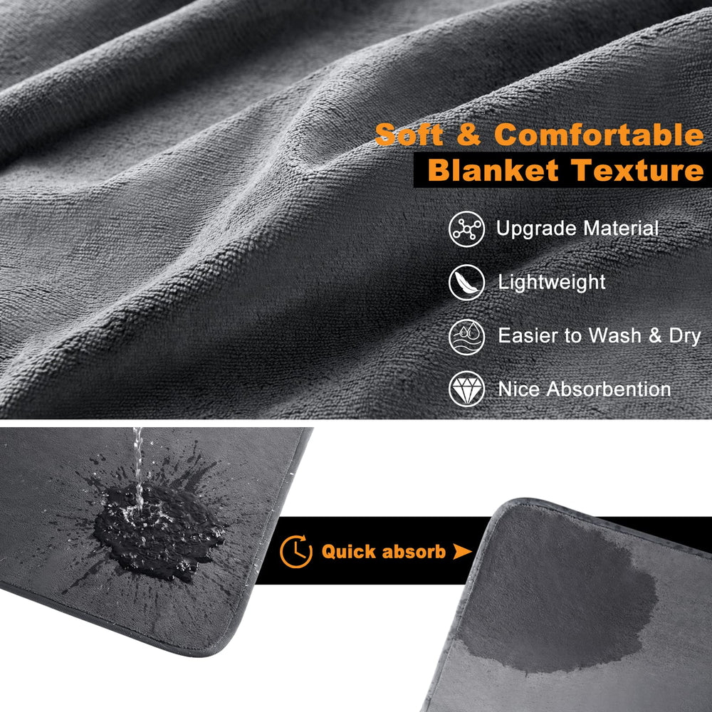 PICK FOR LIFE fabric closeup highlights absorbent top surface for mess-free floors