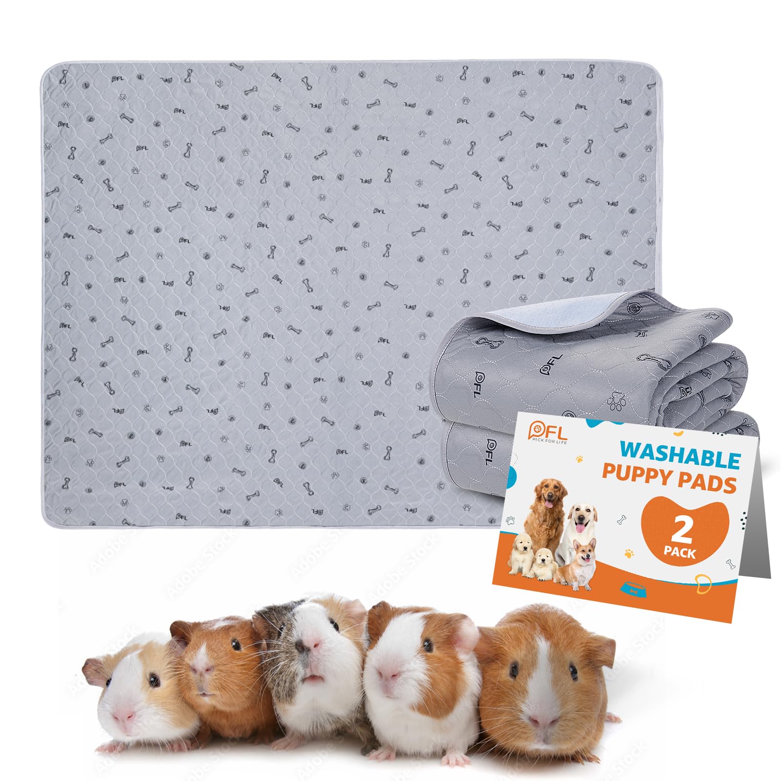 PICK FOR LIFE bone-print pad for potty training and mess control on daily floors