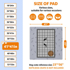 PICK FOR LIFE non-slip-bottom pad stays put during puppy training