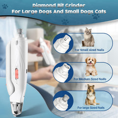 Picky Zoom low-noise motor keeps pets calm during grooming sessions.