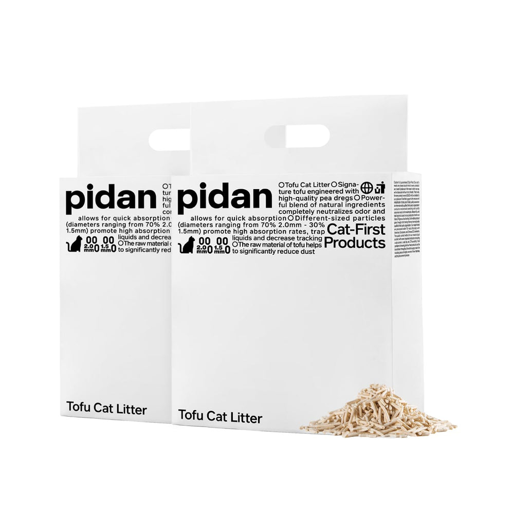Pidan tofu cat litter odor-control close-up showing fresh scent