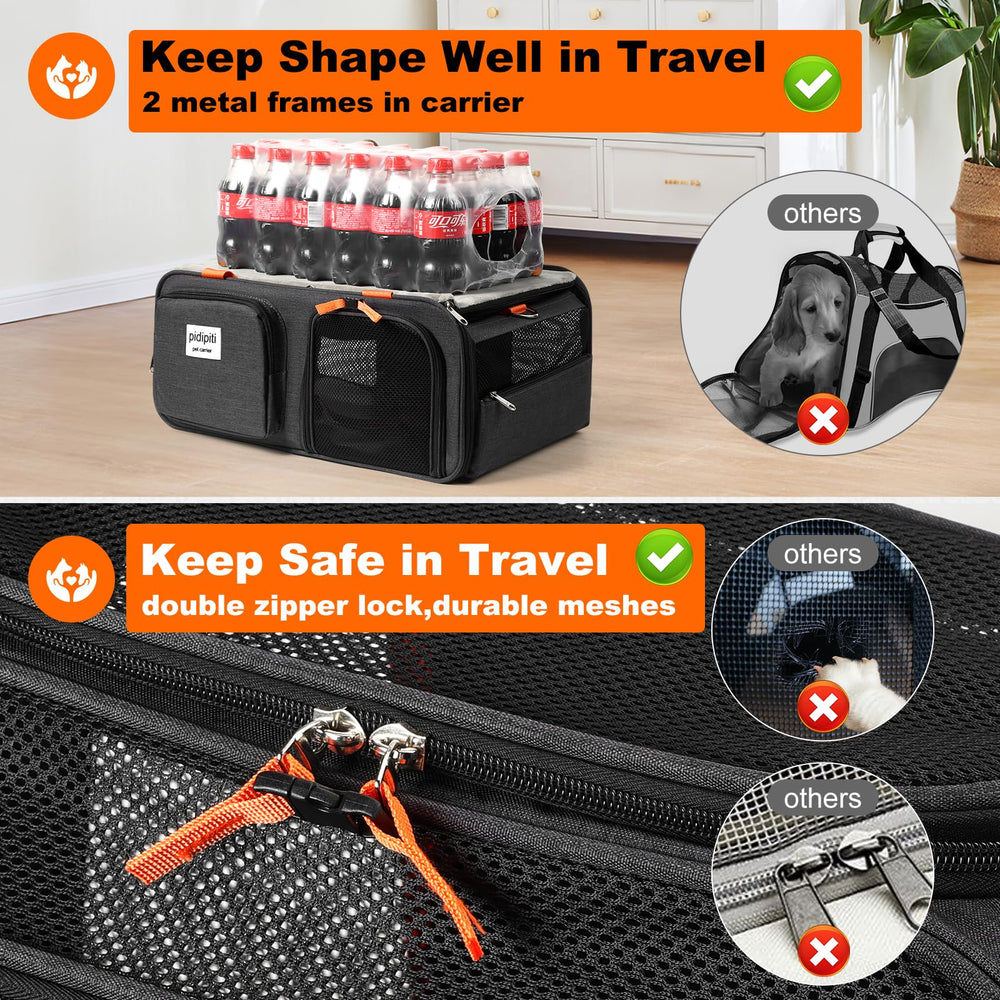 pidipiti adjustable-shoulder-strap carrier highlights easy carrying and small-item pockets.