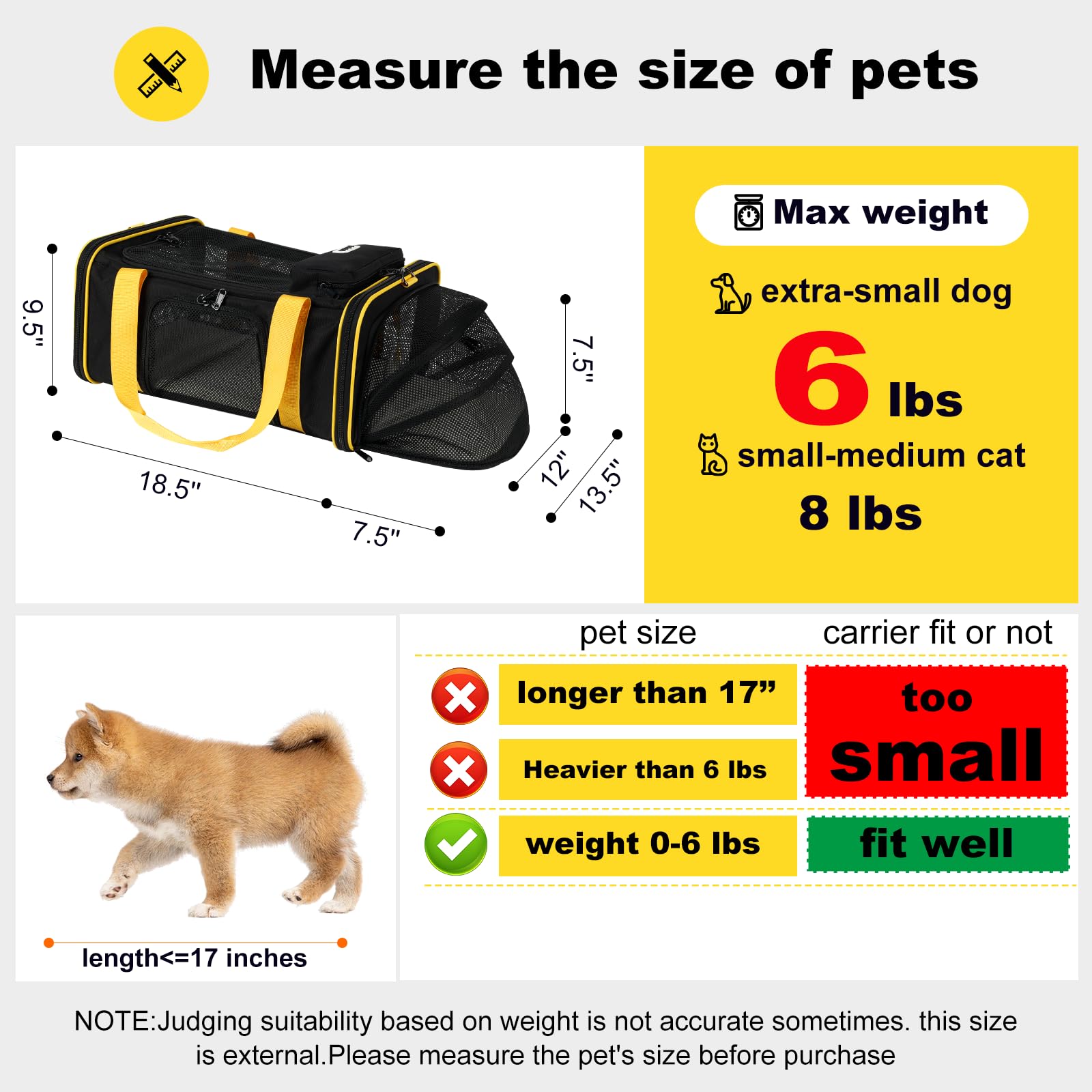 Pidipiti expandable under-seat design maximizes pet space in-flight.