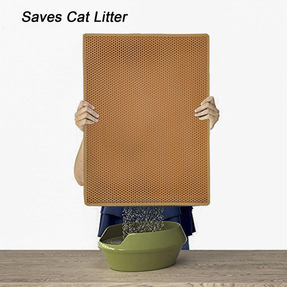 Pieviev cat litter mat soft paws comfort for cats
