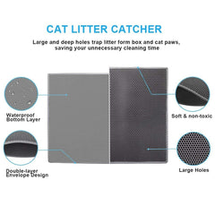 Pieviev EVA soft paws mat is gentle on cat’s paws