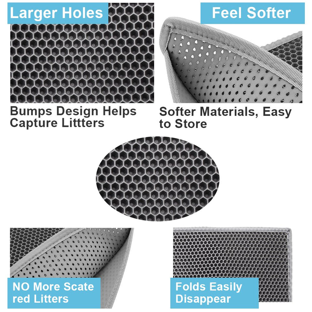 Pieviev paw-friendly soft surface keeps paws comfortable during use