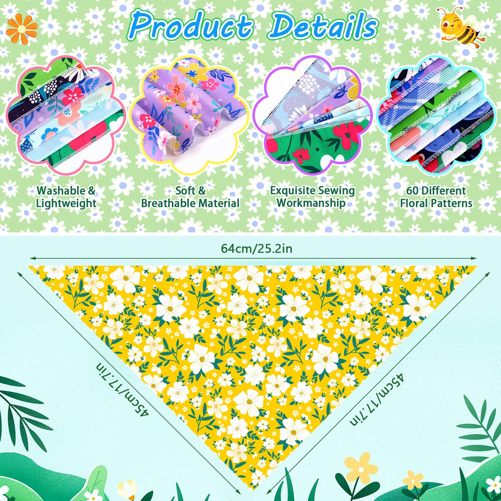 Piklodo soft, skin-friendly bandanas provide comfortable wear during grooming and photos.