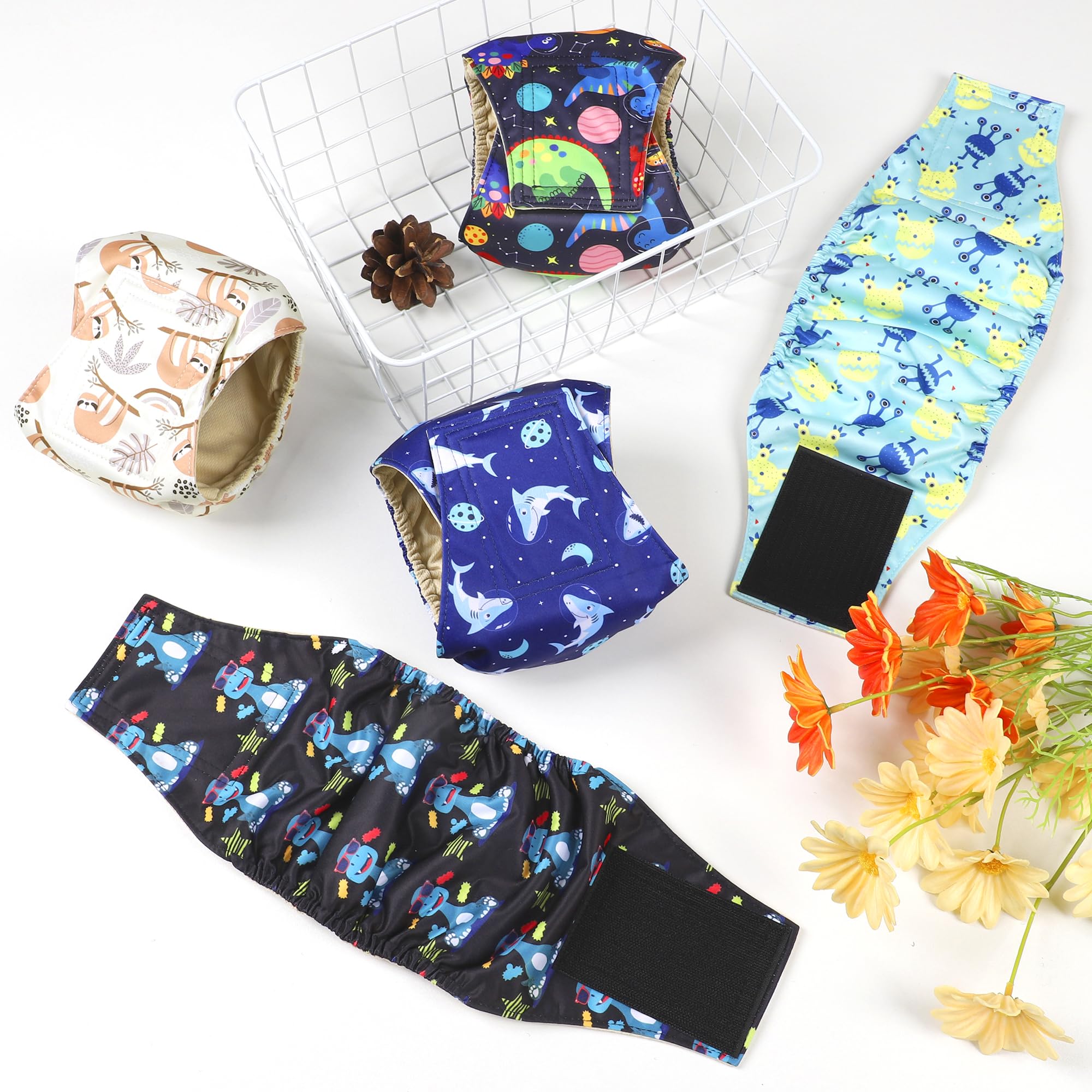 Travel-ready Pilviset Dino XL belly band suitable for post-surgery recovery care.
