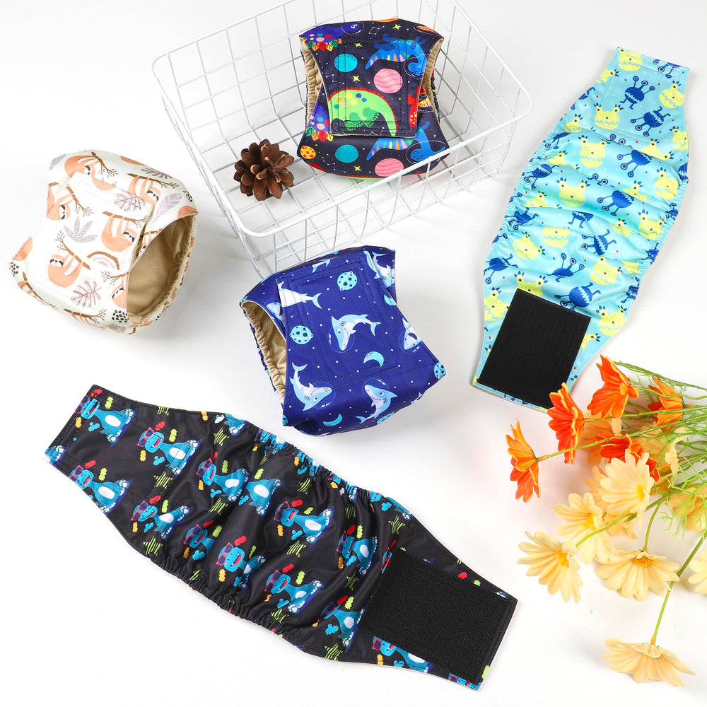 Travel-ready Pilviset Dino XL belly band suitable for post-surgery recovery care.